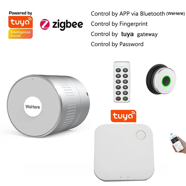 

YiHESZ M532 Туя Zigbee Электронный замок с отпечатком пальца для двери