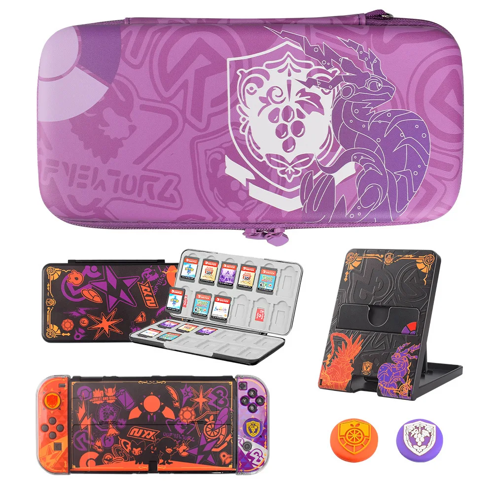 

Для Nintendo Switch/Oled/Lite сумка для хранения защитный чехол для хранения игровых карт чехол для захвата большими пальцами для аксессуаров Nintendo Switch