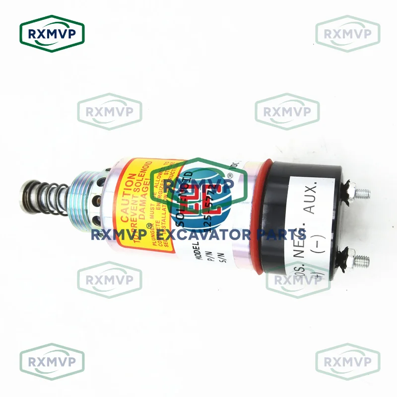 Соленоид топливной остановки Flameout 125-5772 24 В подходит для экскаватора 3117 3116 3126 3114