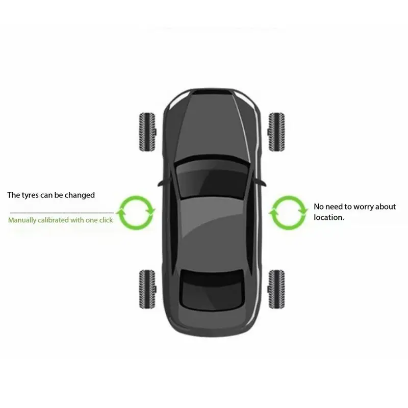 Фото Для Toyota Avalon RAV4 Corolla Camry автомобильная TPMS система контроля давления в шинах цифровой ЖК-дисплей приборной панели №4