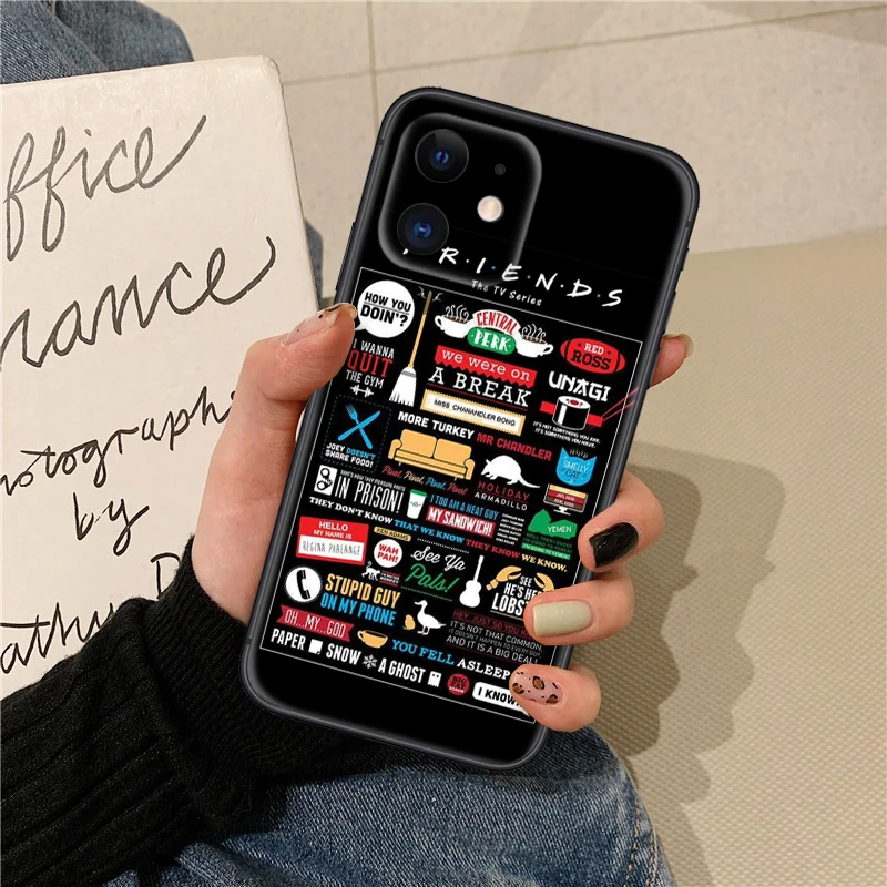 T199 Friends Season TV Мягкий чехол для Redmi Note 11 11S 10 10T Pro Max 10S 9T 9 9S 8 8T 7 Xiaomi Mi 11I 12 12X