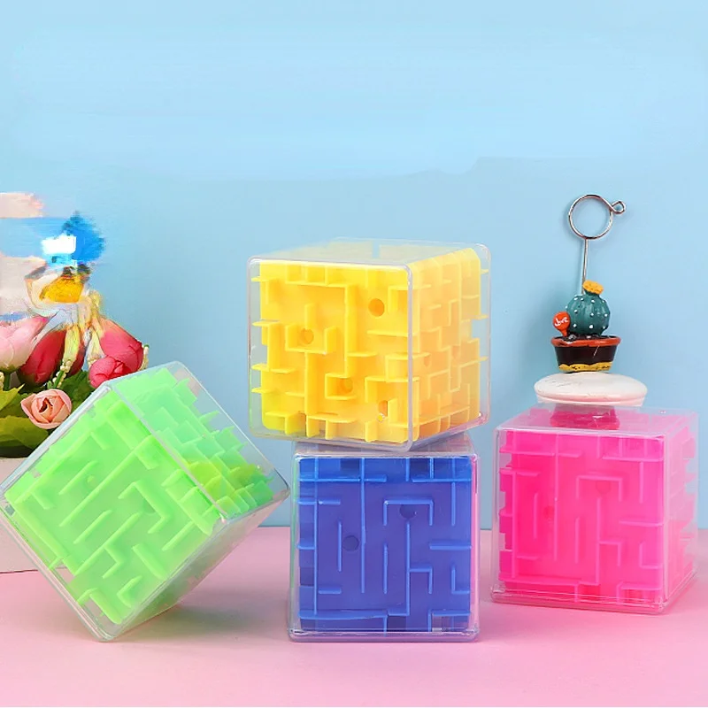 

Children's Toys Three-dimensional Maze Walking Beads Brain Concentration Puzzle 3D Maze Parent-child Toy Cube