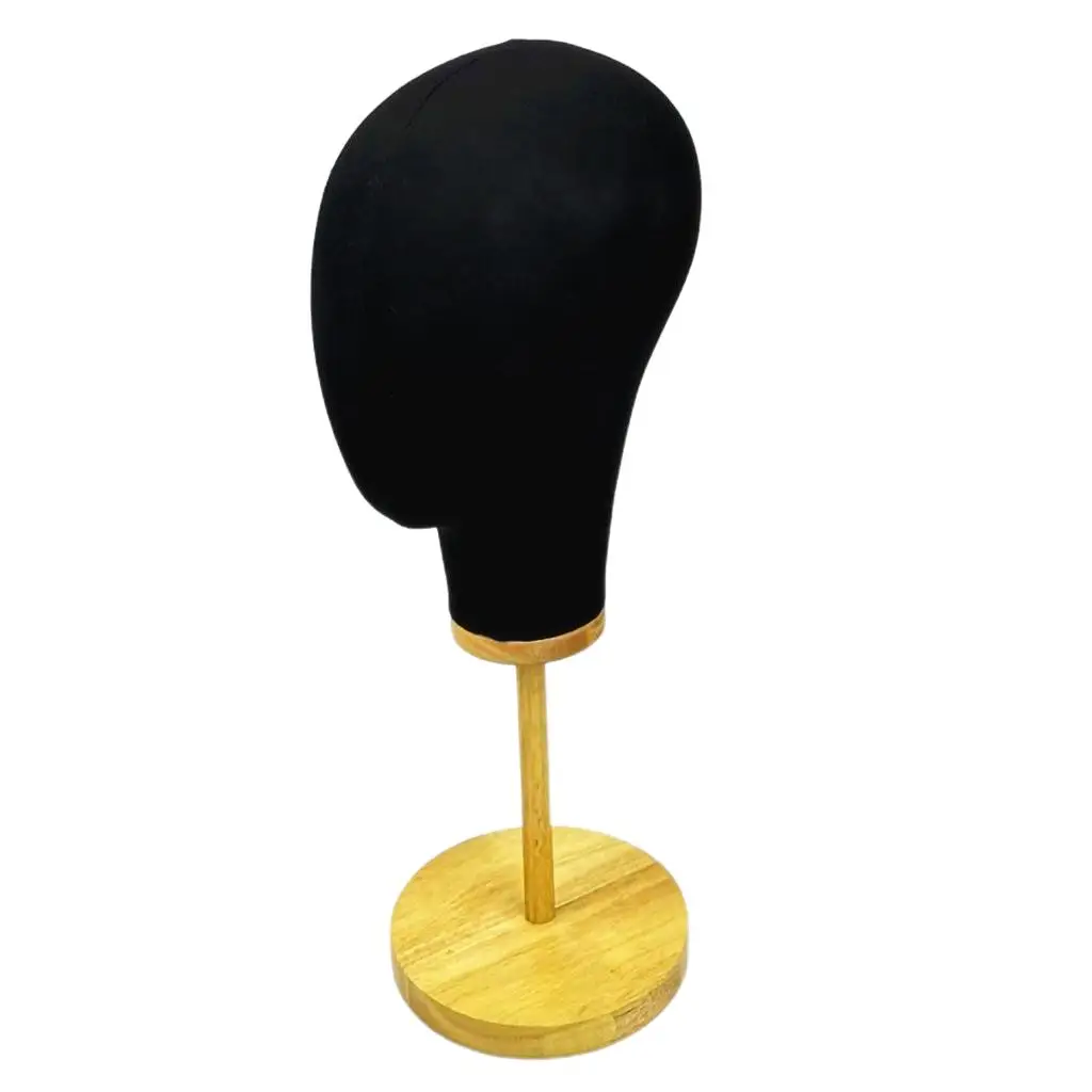 

21'' Canvas Tabletop Wig Hat Holder Stand Display Manikin Model