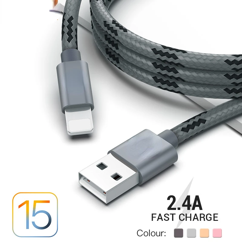 

PZOZ Usb Cable For iphone cable 11 12 13 pro max Xs Xr X SE 8 7 6 plus 6s 5 ipad air mini fast charging cable For iphone charger