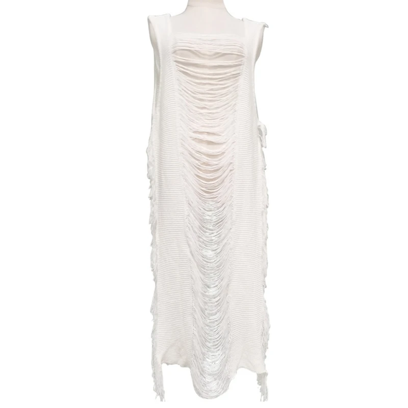 

Женский купальный костюм с кисточками, Пляжное Платье, Раздельный купальник