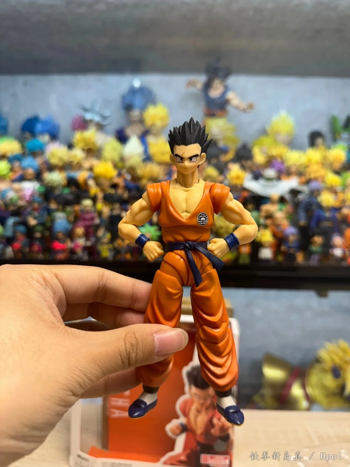 Фото В наличии: Dragon Ball Z Bandai 100% Оригинальная фигурка SHF Ямча — Величайший воин Земли, аниме-фигурка, коллекционная игрушка, подарок №5