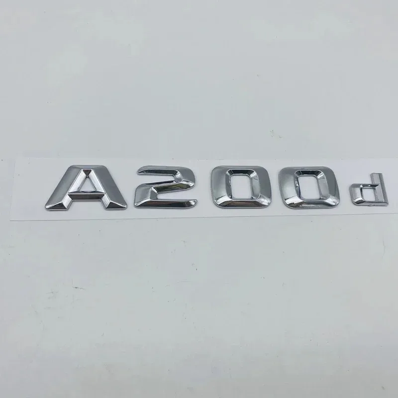 Фото 3D ABS хромированные буквы, эмблемы, значки, логотип для Mercedes-Benz A180d C180d E180d E200d A220d C220d E220d C250d E350d G350d №1