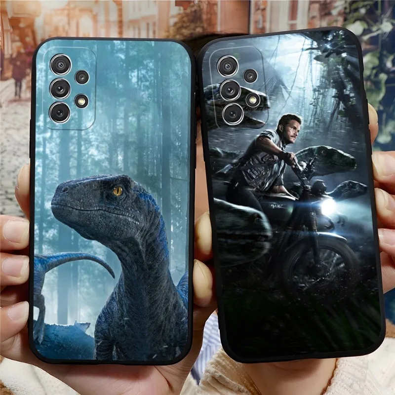 

Jurassic Park Dinosaur World Phone Case Funda For Samsung S22Ultra S21 S20 S30 Ultra S9 S10 S8 S7 S6 Pro Plus Edge S21Fe Shell