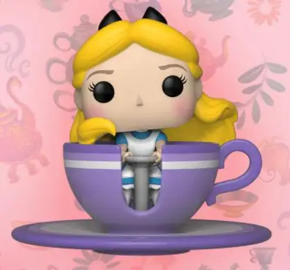 

Disny Alice at the Mad Tea Party Teacup Vinyl Figure Model Toys Gifts