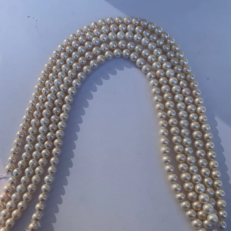 Женское ожерелье из натурального пресноводного жемчуга 8-9 мм Ni Same Style Fever