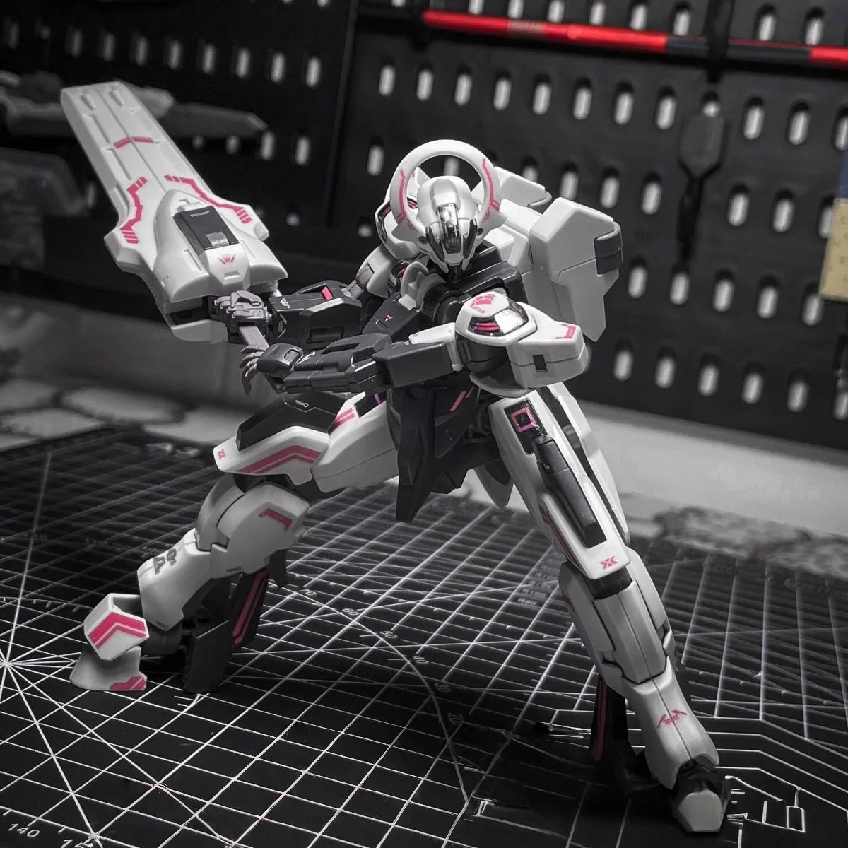 Фото В наличии Jms Hg 1/144 Mercury Witch в сборе, комплект модели, фигурки робота, пластиковая модель, детские игрушки, подарки №3