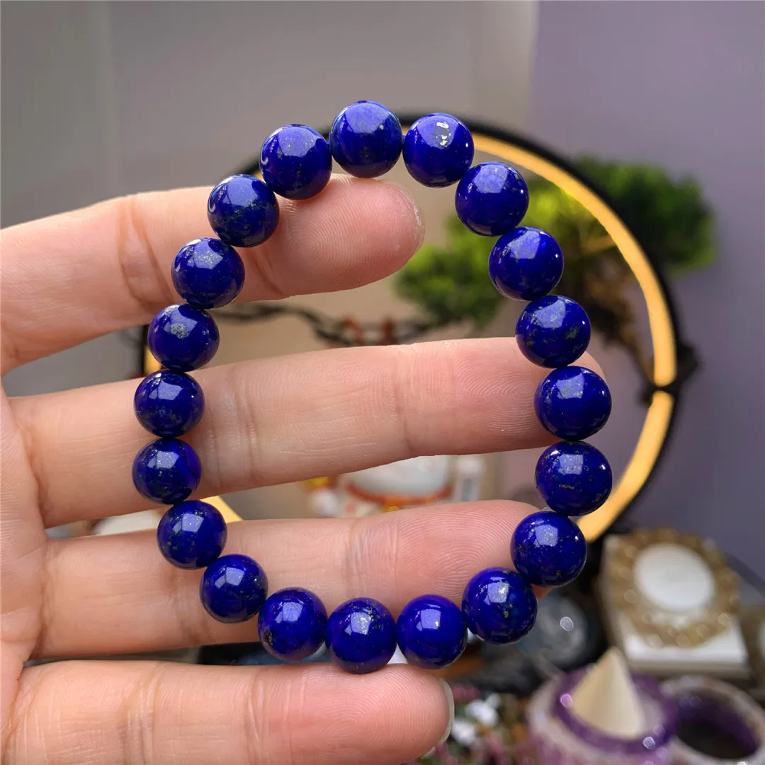 

Top Natural Blue Lapis Lazuli Stone Bracelet Jewelry For Women Men Wealth Love Gift Crystal Gemstone Beads Strands AAAAA 7-9mm