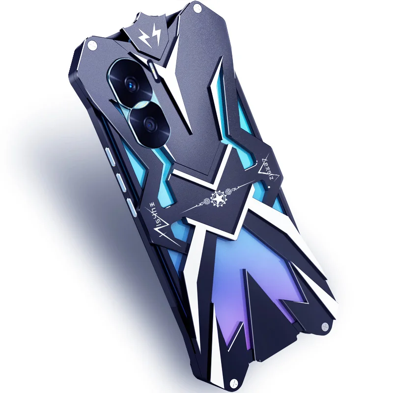 Мощный противоударный металлический бронированный чехол для Huawei Honor X9a X40i X50i + Plus