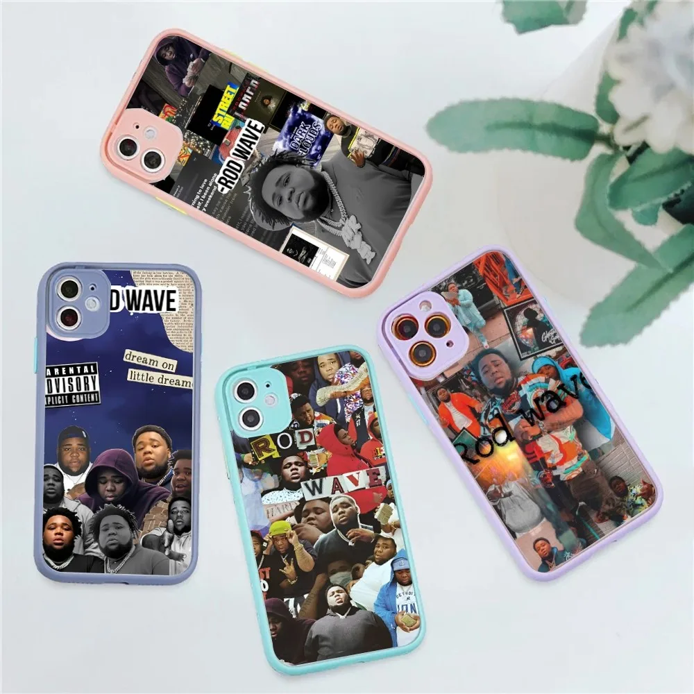 

Rod Wave Rapper Phone Case For IPhone 14 11 12 13 Mini Pro Max 8 7 Plus X XR XS MAX Translucent Matte Cover