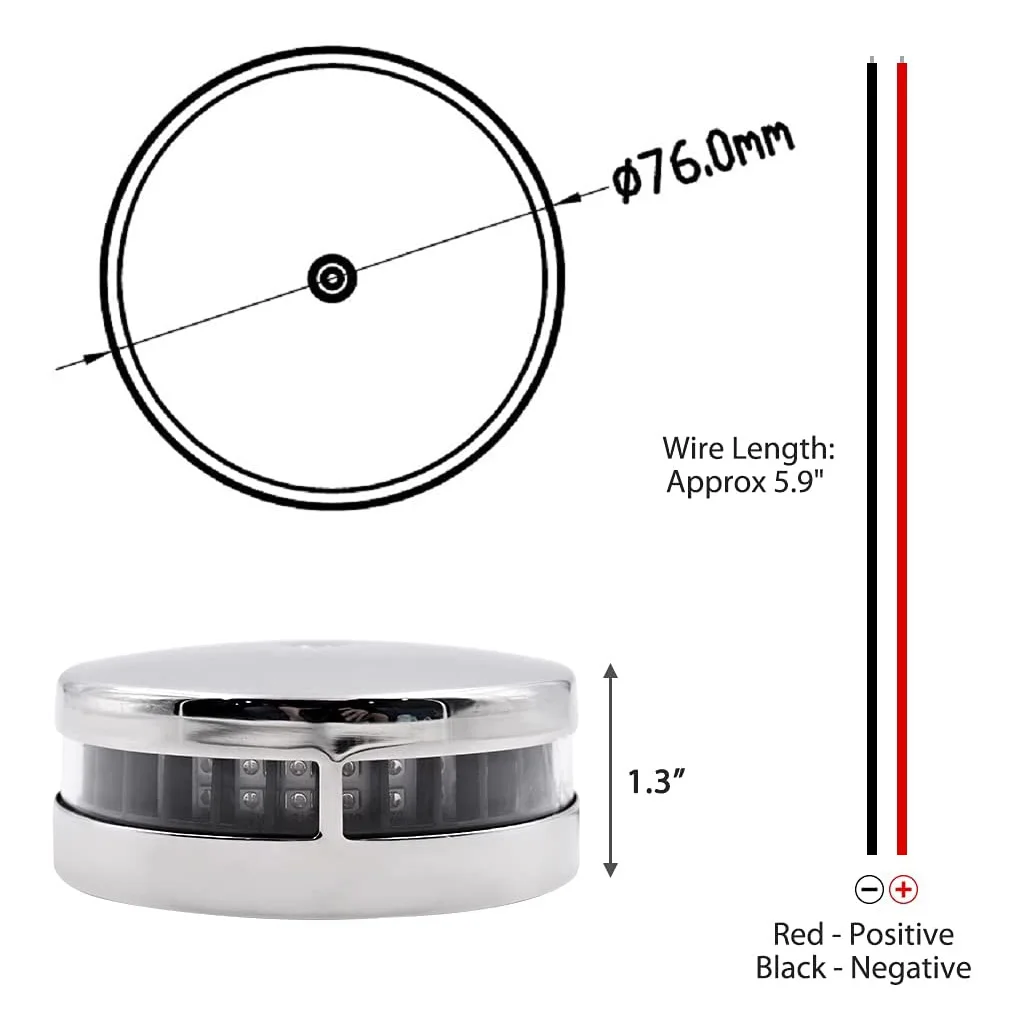Подсветка для лодки двухцветная подсветка навигации красная и зеленая