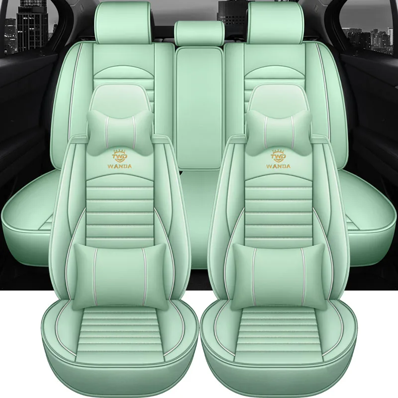 

Универсальные кожаные чехлы для сидений автомобиля Geely с геометрическим рисунком Fiat Argo Citroen Berlingo Golf 8 Hyundai i10, аксессуары для интерьера автомобиля