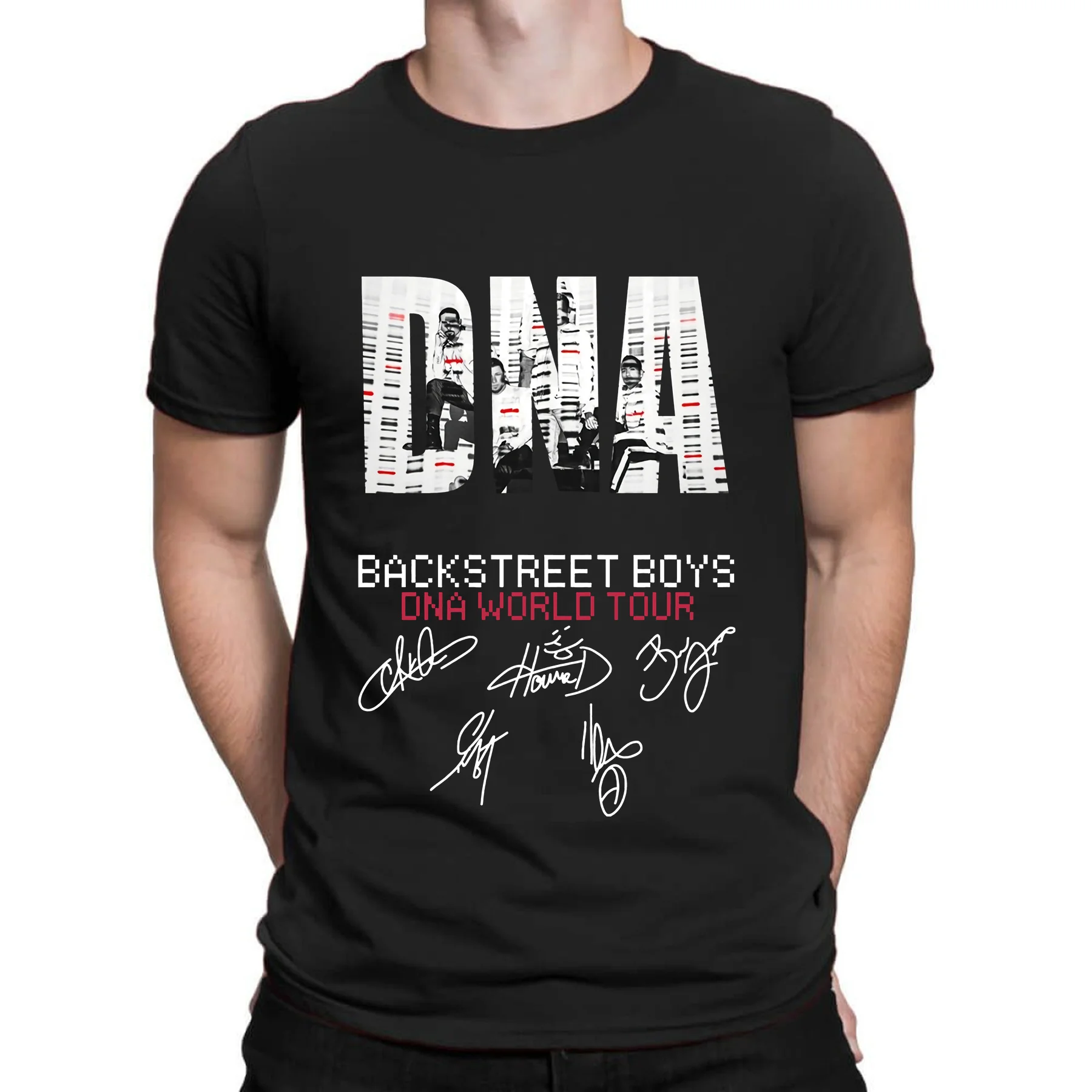 

Amazing Tee Male T Shirt Casual Oversized Essential Backstreet Boys DNA World Tour T-shirt Men T-shirts Graphic Streetwear S-3XL