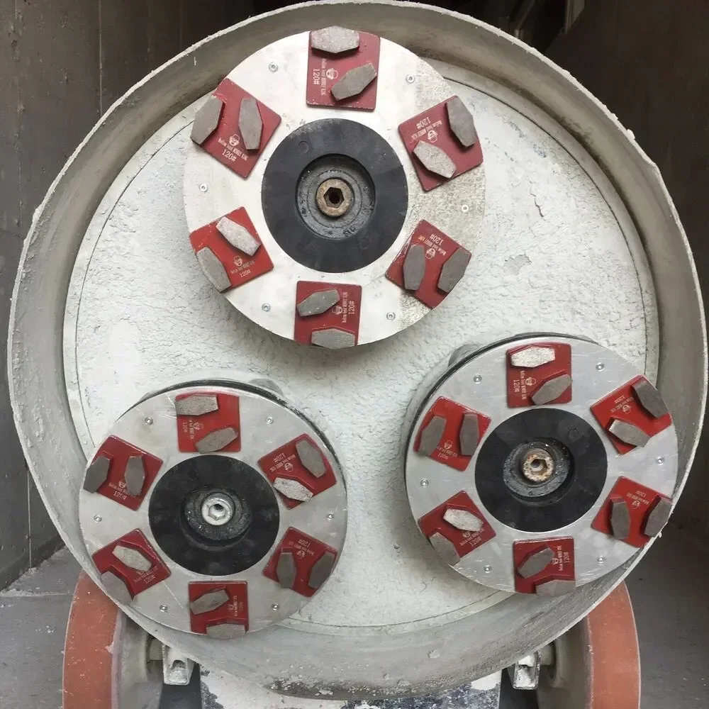 9 шт. 30H металлический алмазный шлифовальный диск сегментный башмак для
