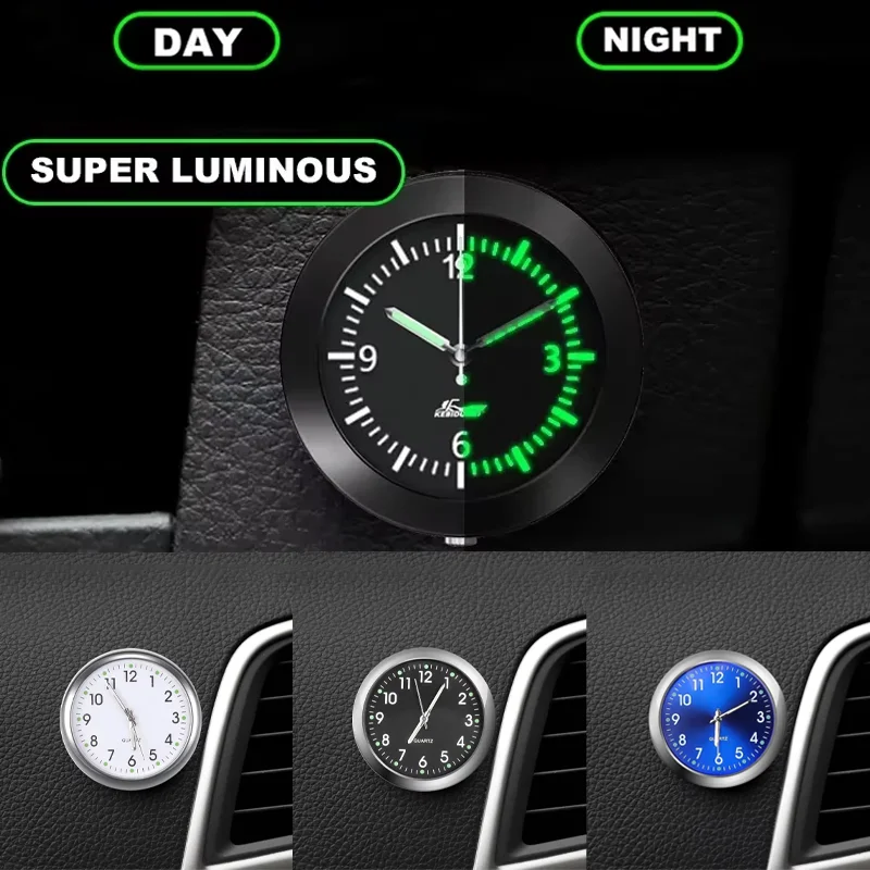 Автомобильные мини-цифровые часы светящиеся наклейки высококачественные