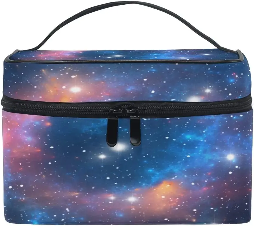 

Косметичка, дорожный Органайзер с красочной космической звездой и Туманностью для косметики, косметички, сумки для туалетных принадлежнос...