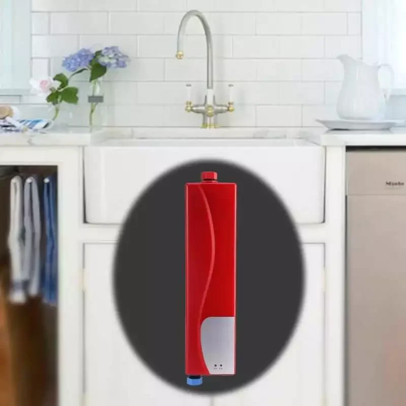 

220V 3000W Instant Water Heater Mini Electric Tankless Hot Water Heating Parts Water Heater System For Bathroom Kitchen Use