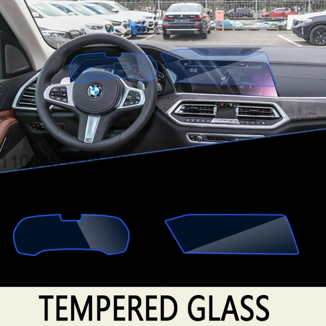 

Защитная пленка из закаленного стекла для BMW X5 MK4 G05 2019 ~ 2022, автомобильная навигация, приборная панель, аксессуары против царапин