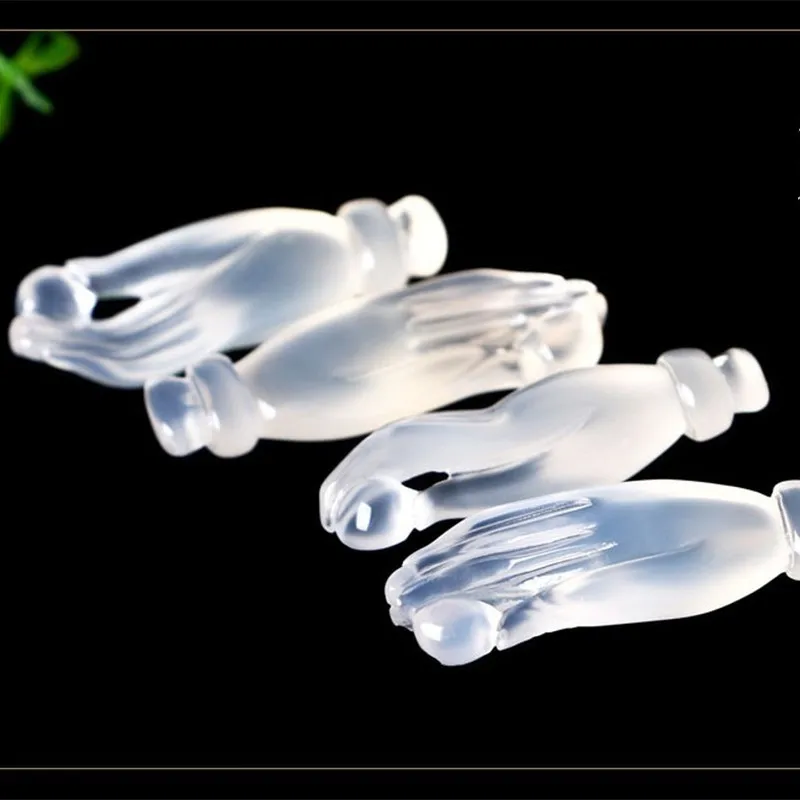 Подвеска из халцедона трехмерная резная искусственная подвеска ожерелье белого