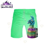 beach shorts fortnite llama print mens swimming shorts battle royale summer gym shorts beach running shorts surfing shorts