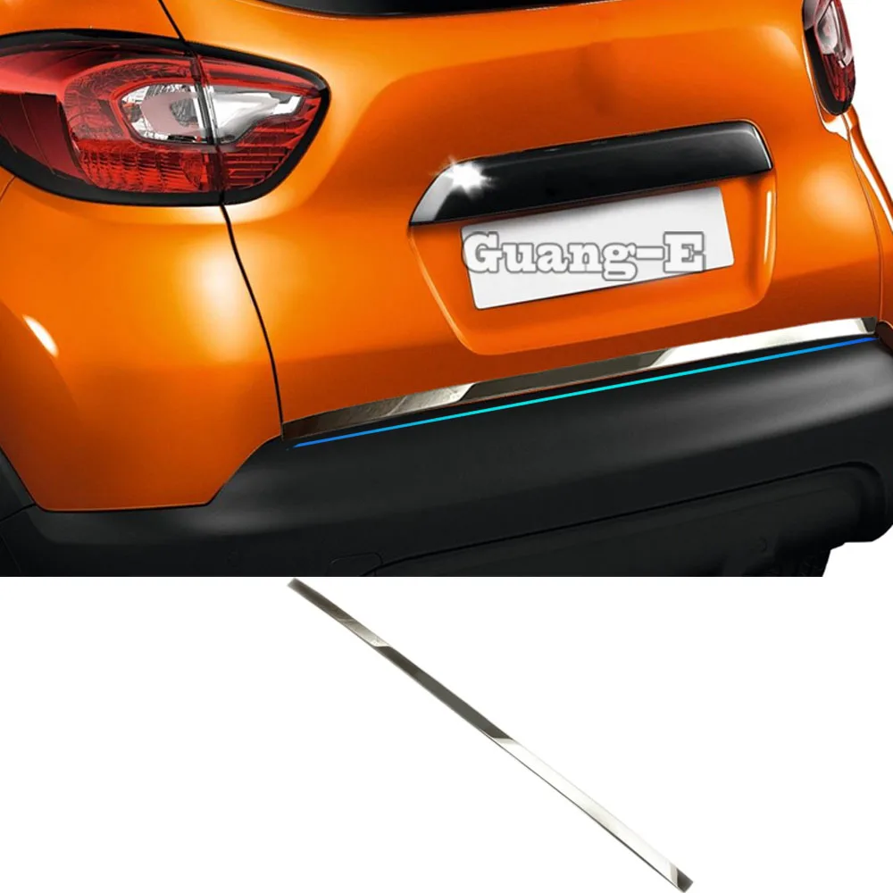 Автомобильный Стайлинг из нержавеющей стали задняя дверь рамка пластина отделка