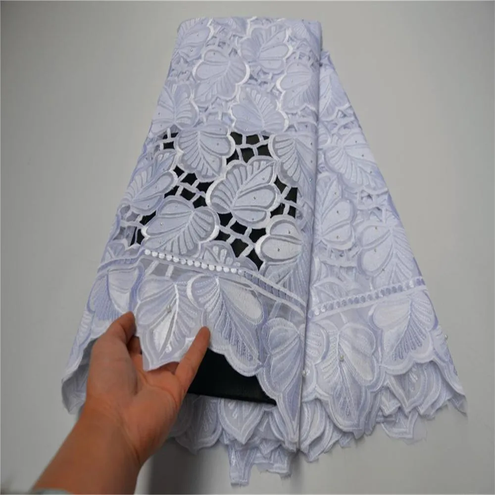 

African Cotton Dry Lace Fabric, Nigerian Lace Fabric, High Quality Voile in Switzerland, 100% Cotton, Hot Sale, CLP-628