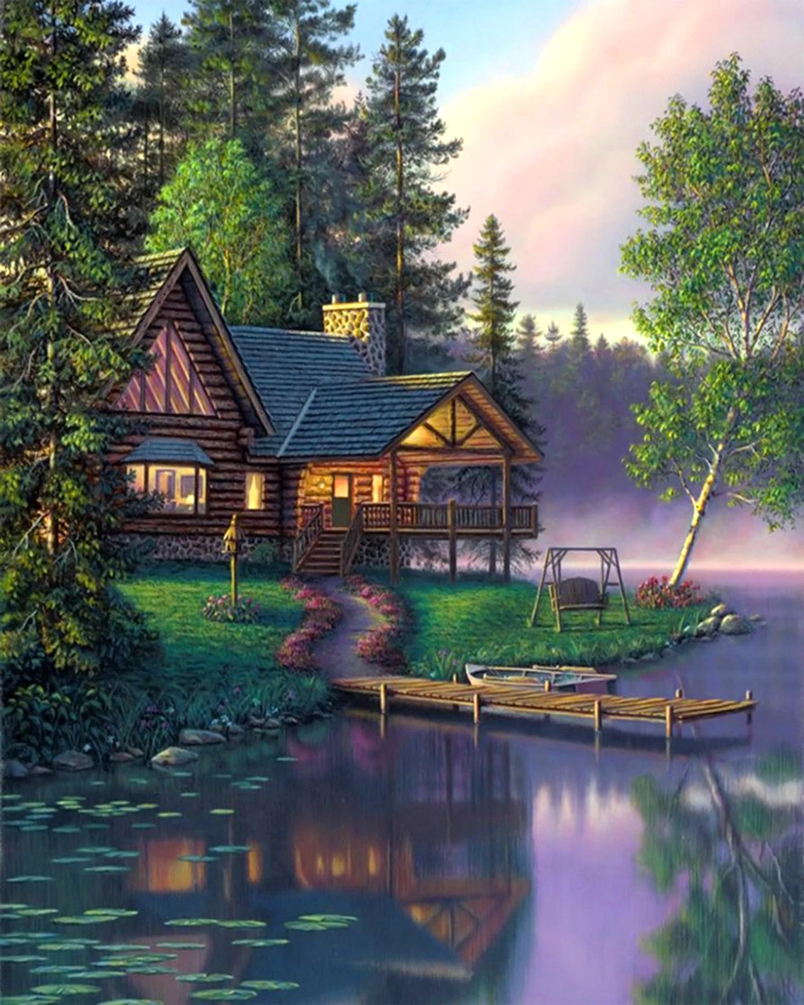 

Decorative Painting By Numbers Frame Town Scenery Pictures Canvas Painting Home Decors Handmade Paint Kit DIY Gift For Adults