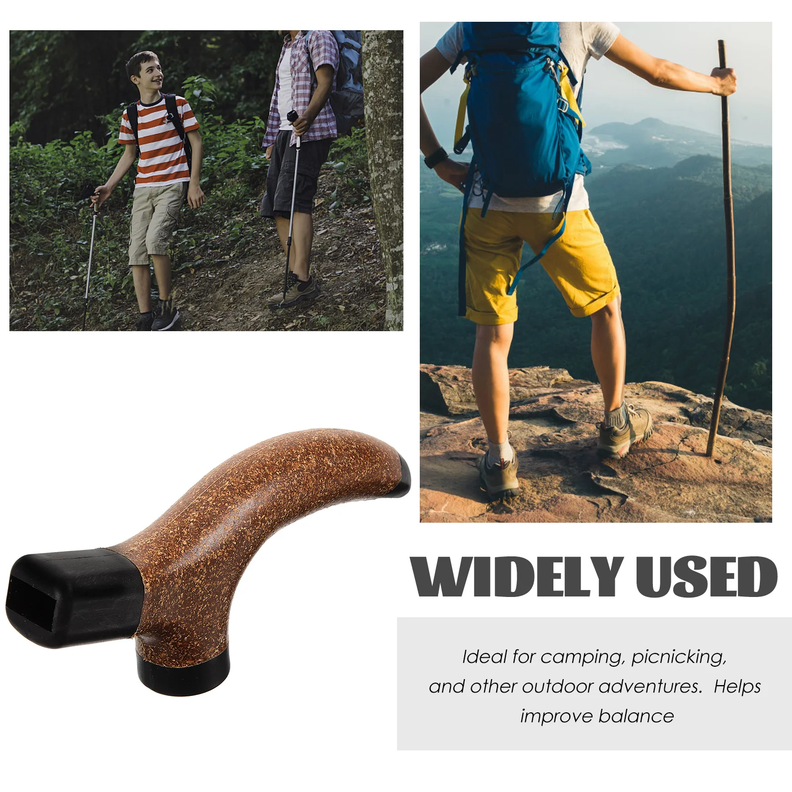 Уличная ручка для походной удочки инструмент дорожный адаптер прогулочные палки