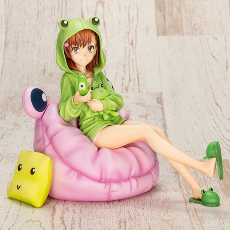 

14cm Mikoto Misaka Anime Figure Toaru Kagaku no Railgun T Mikoto Misaka Action Figure Gekota Covered Ver Figurine Model Toys