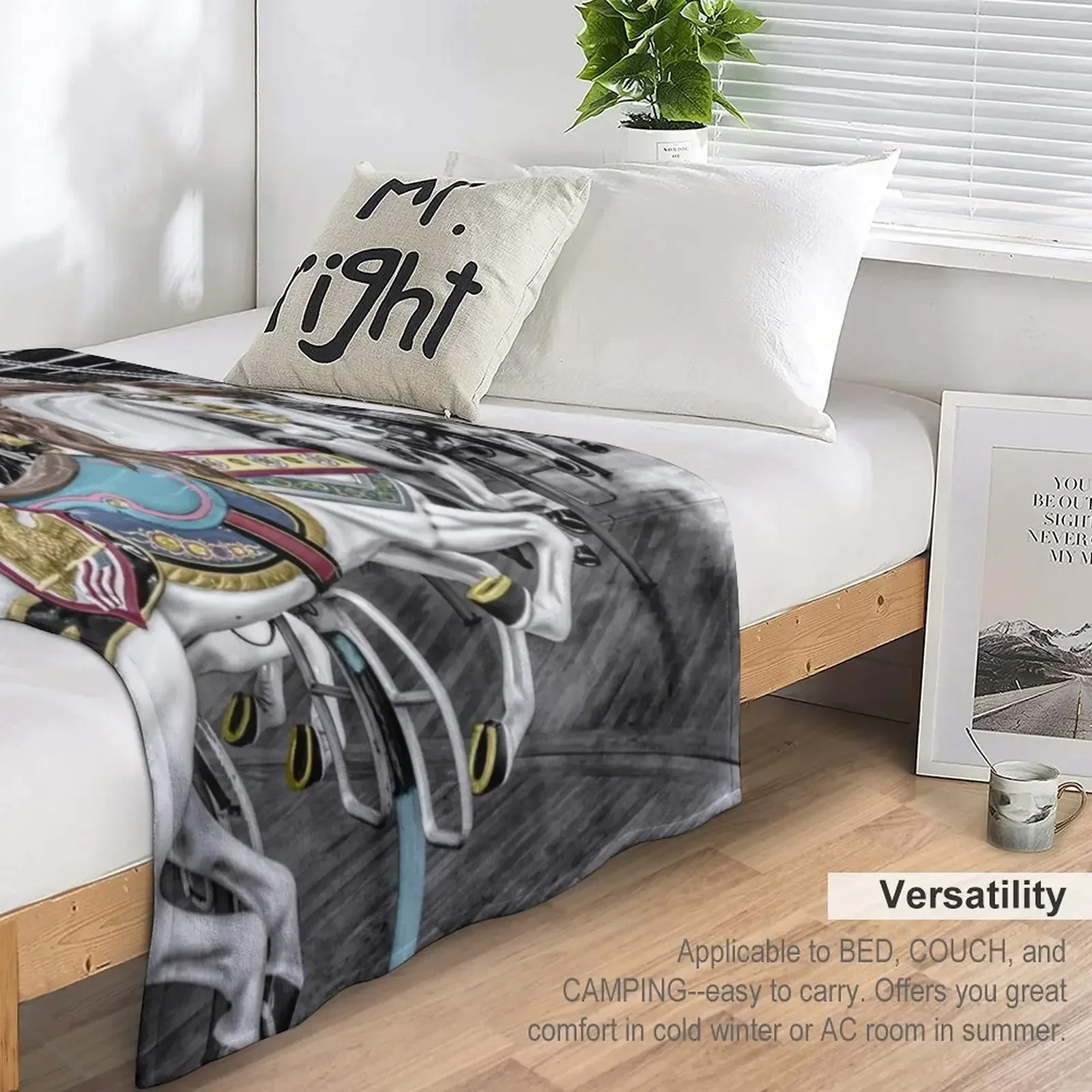 Классическое Одеяло-карусель с лошадью модные большие роскошные одеяла