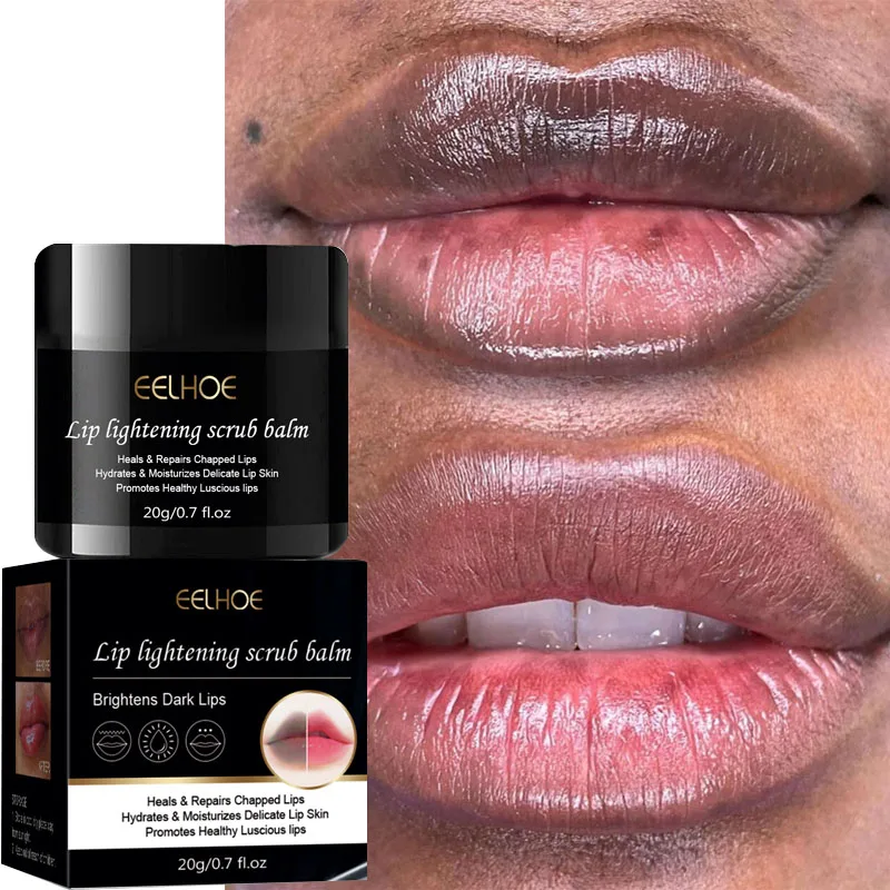 

Lip Lightening Scrub Black Lip Remover Lip Balm Exfoliating Fade Lines Dull Repair Pink Lips Treatment Moisturizing Nourish Care