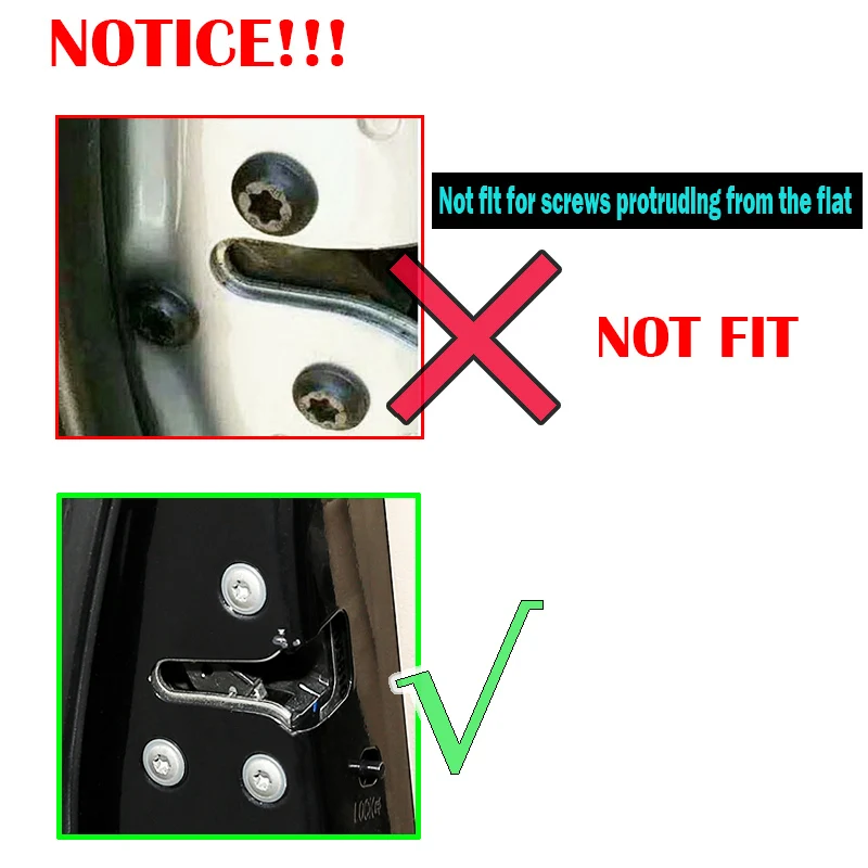 12 шт. наклейки на автомобильные дверные замки |