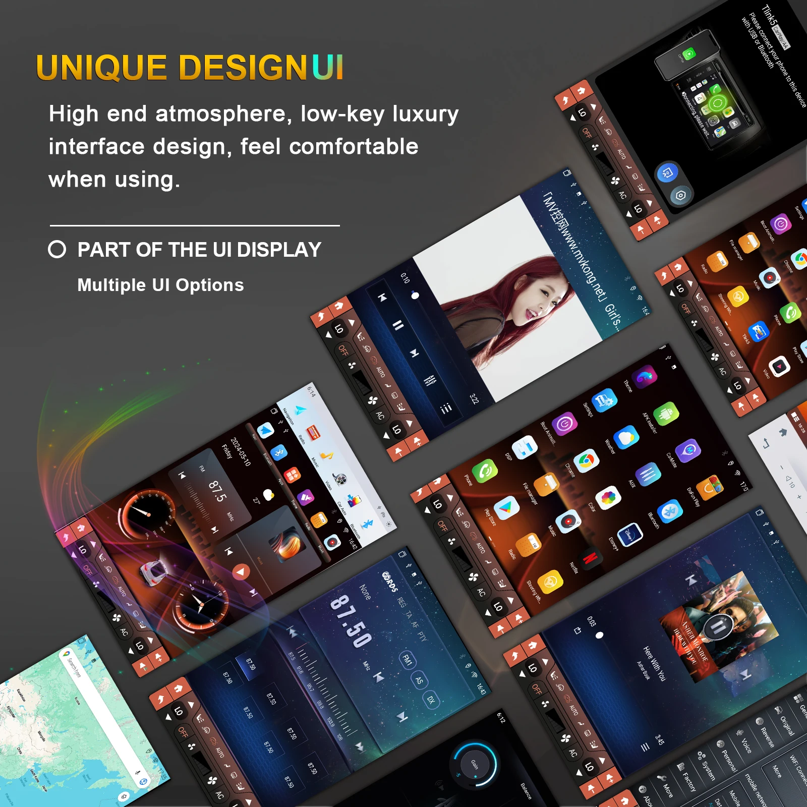 Хит продаж автомобильная стереосистема с GPS-навигацией и экраном 10 4 дюйма