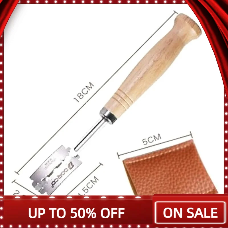 

Специальный нож для хлеба, деревянная ручка, 4 шт., сменные лезвия, Западная багета, резка французского тоста, резак для мешков J2FA