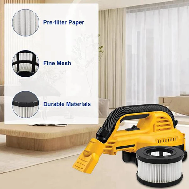 8 шт. DC5151H сменный HEPA-фильтр для Dewalt DC515 DCV517 DCV517B пылесос влажной и сухой уборки