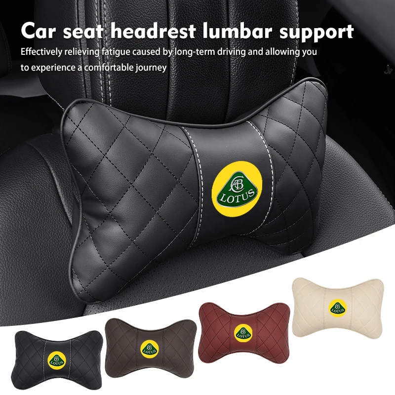 Подушка для шеи на подголовник автомобиля мягкая пена с эффектом памяти