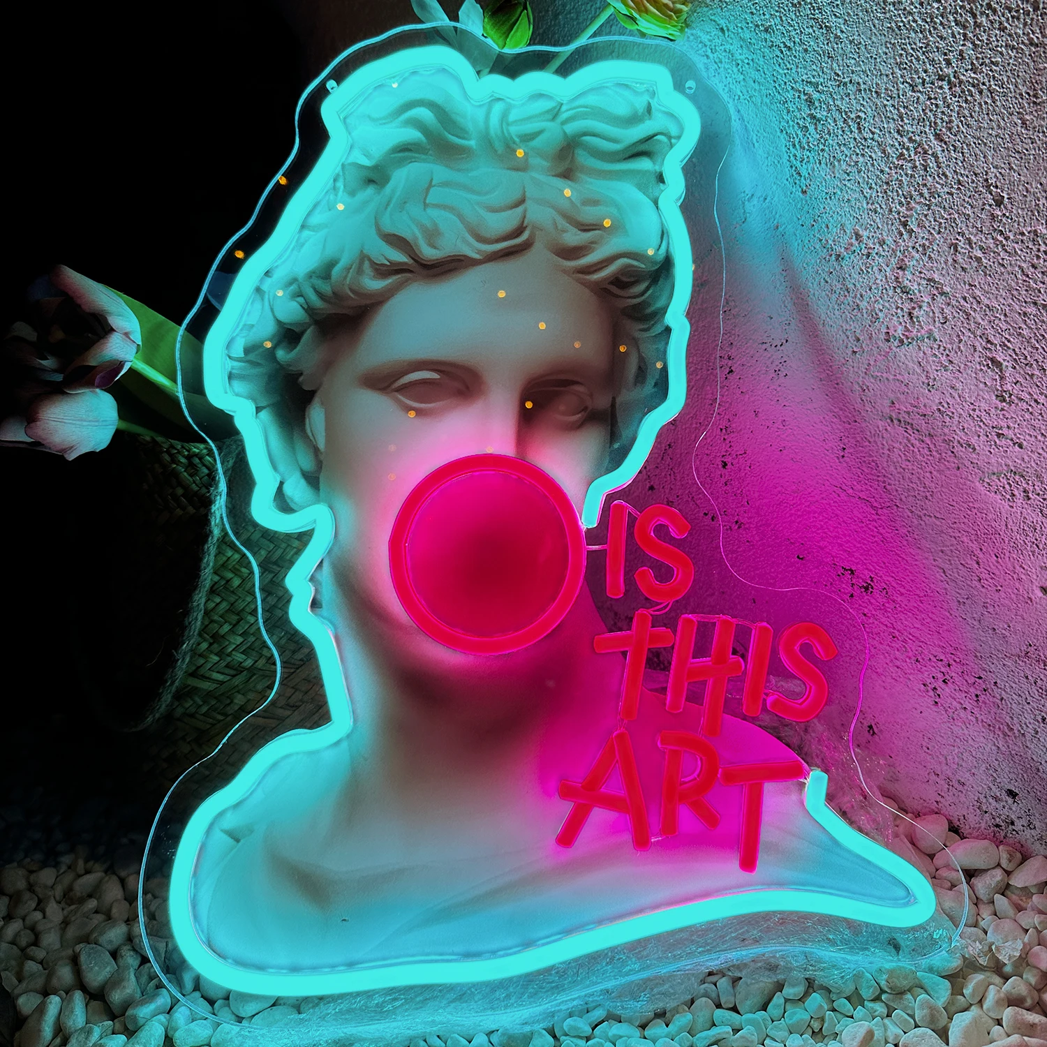 Неоновый светильник в виде космонавта | AliExpress