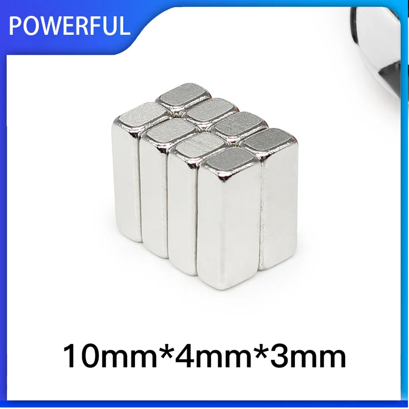 

10~500PCS 10x4x3mm Quadrate Strong Powerful Magnets N35 10mm x 4mm x 3mm Block Rare Earth Neodymium Magnet Sheet 10*4*3mm