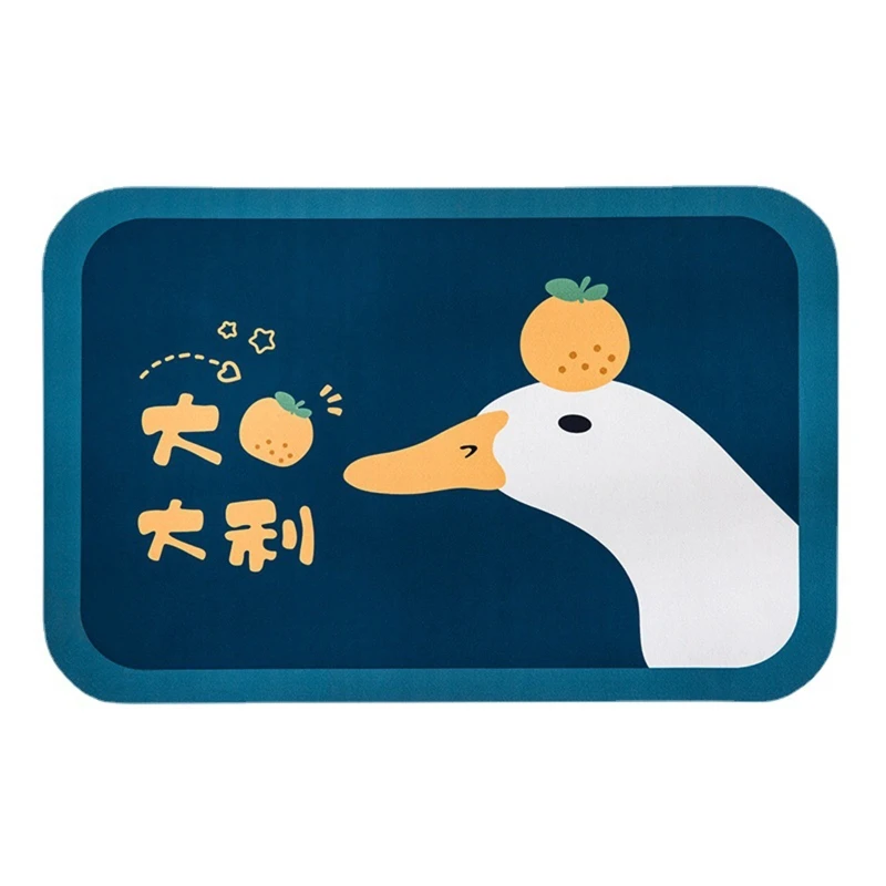 

Мультяшный нескользящий напольный коврик, моющийся кухонный Настенный Коврик для дома, спальни, гостиной, ванной комнаты, впитывающий двер...
