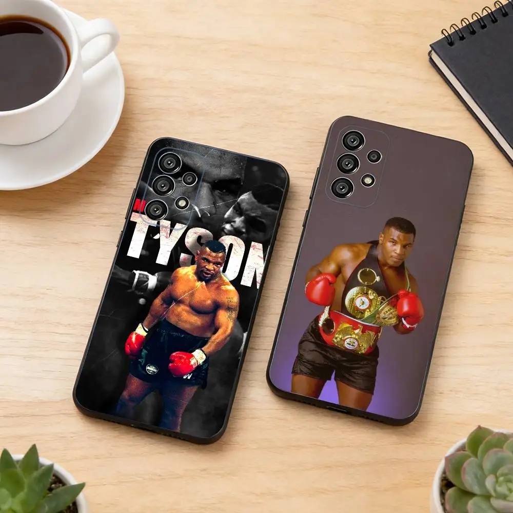 Фото Чехол для телефона «Король B-Boxing» Майк Тайсон для Samsung S25, S24, S21, S22, S23, S30, Ultra, S20, Plus, Fe, Lite, Note, 10, черный чехол №1