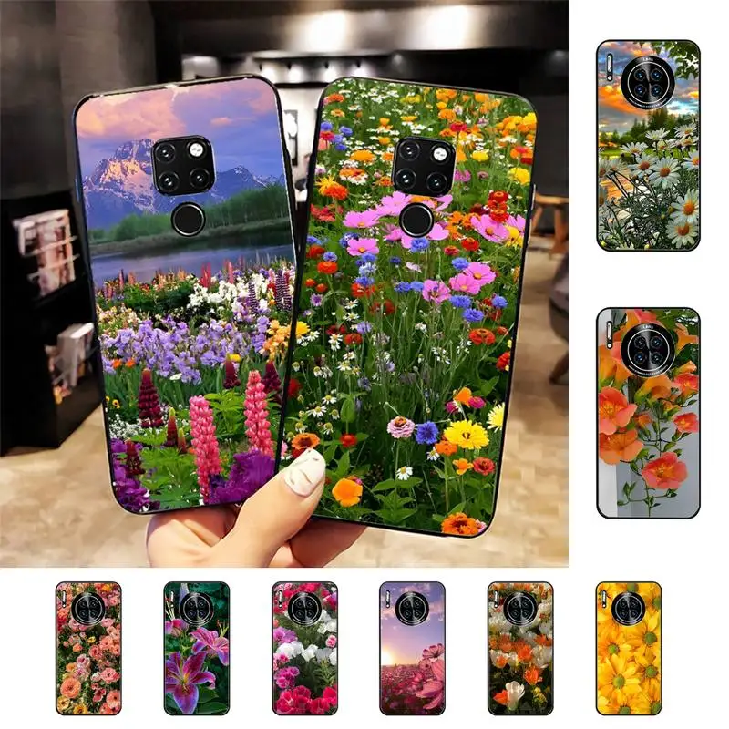 

Plant flowers Phone Case for Huawei Mate 20 10 9 40 30 lite pro X Nova 2 3i 7se