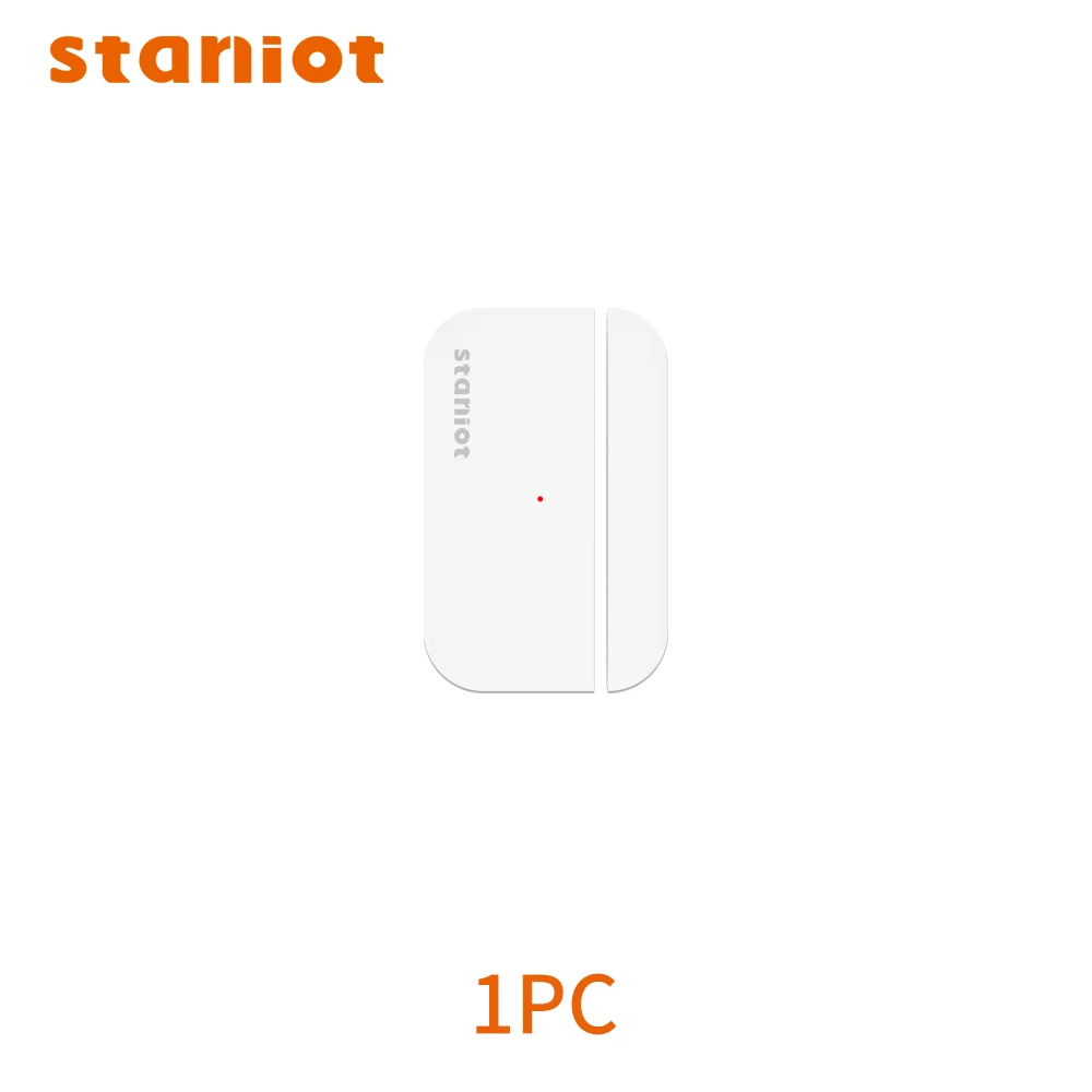 

Датчик двери Staniot Tuya, детектор окон для умного дома, срок службы батареи, магнитный контактный датчик открытия и закрытия двери