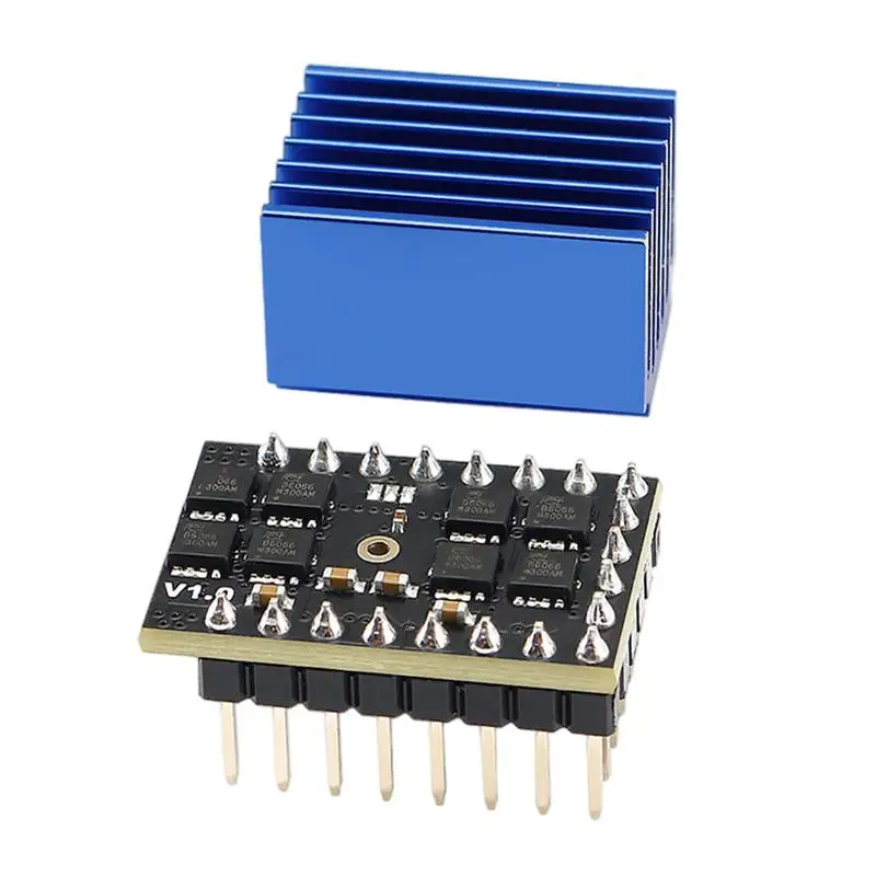 

3D Printer Stepper Motor Driver Module TMC5160 Silent Stepping Motor Driver With Heatsink 60V Motor Driver High Power Parts