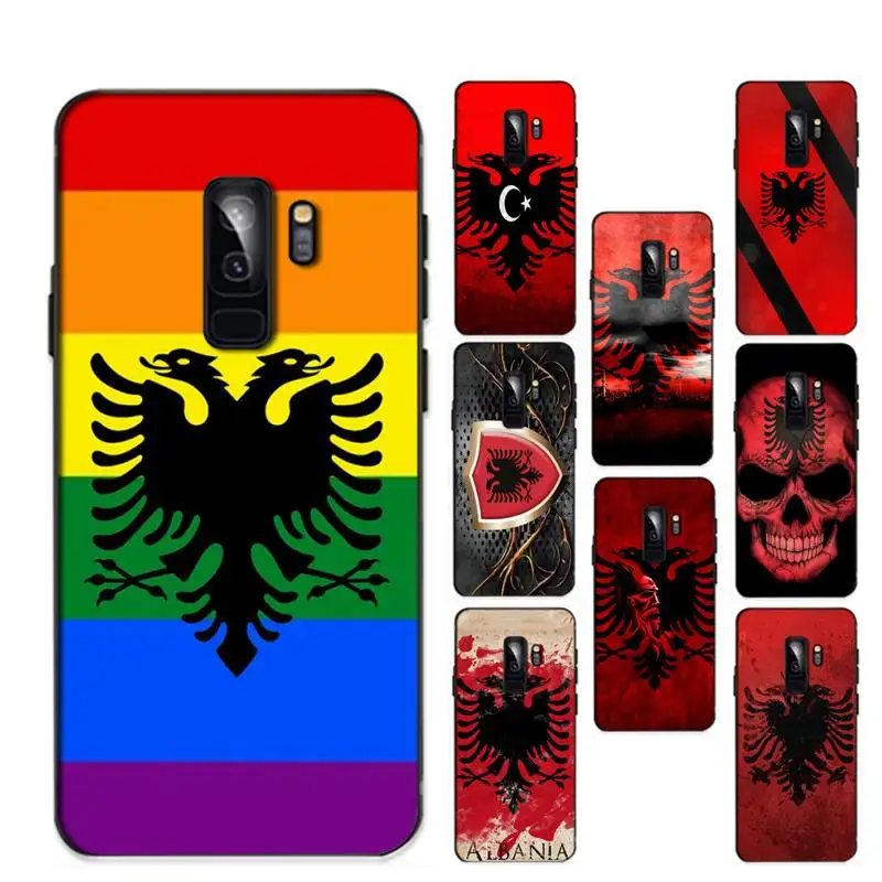 

Retro Al Albania Flag Eagle Phone Case for Huawei Honor 10 i 8X C 5A 20 9 10 30 lite pro Voew 10 20 V30 cover
