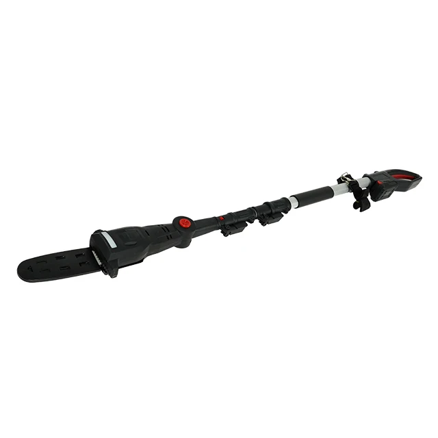 Hot Sale 20V 18V 8inch Aluminum Lithium-ion Cordless Multi Angle Telescopic Black Pole Saw ChainSaw with Battrty