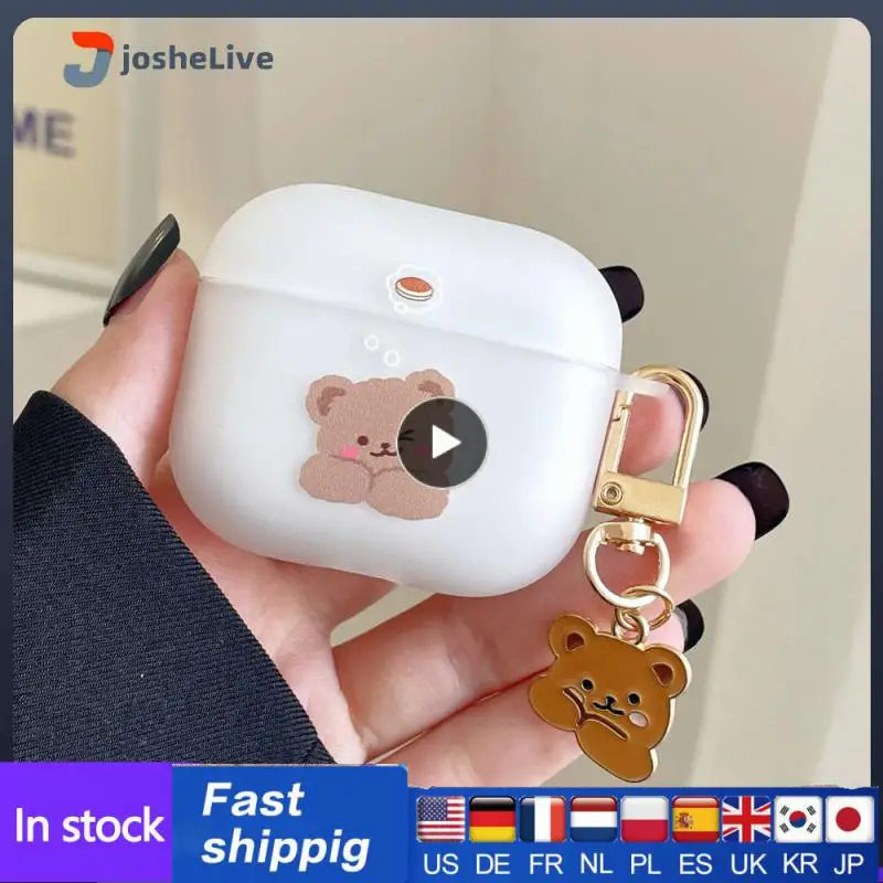 

Simple Protective Case Beautiful Fashion Comfortable Consumer Electronics Practical Brown Bear Durable Ornament Small Portable